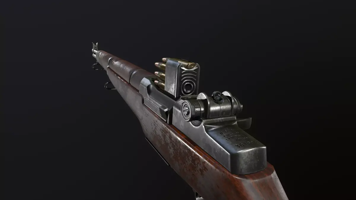 M1 Garand Low-poly 3D model buy