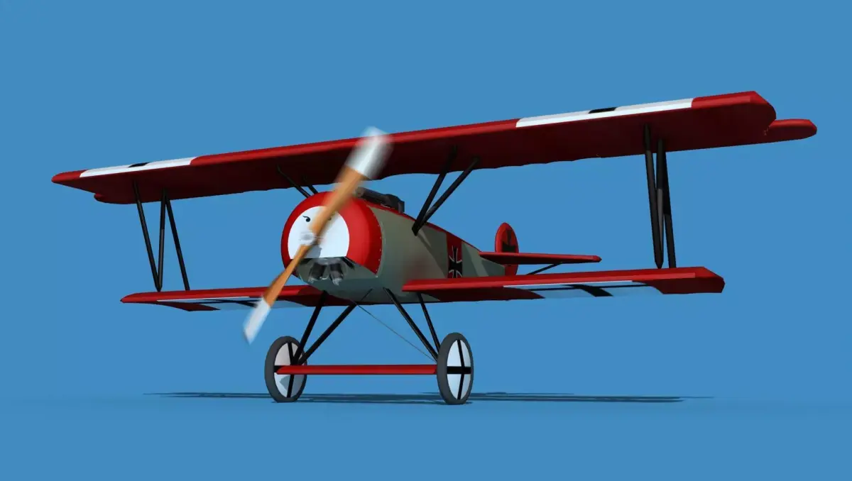 Fokker D-VI V12 3D model