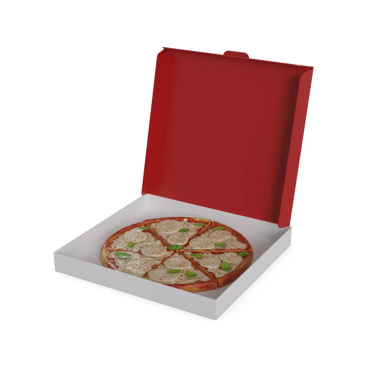 Pasties dumplings and pizzas Margherita Pizza 3D model purchase