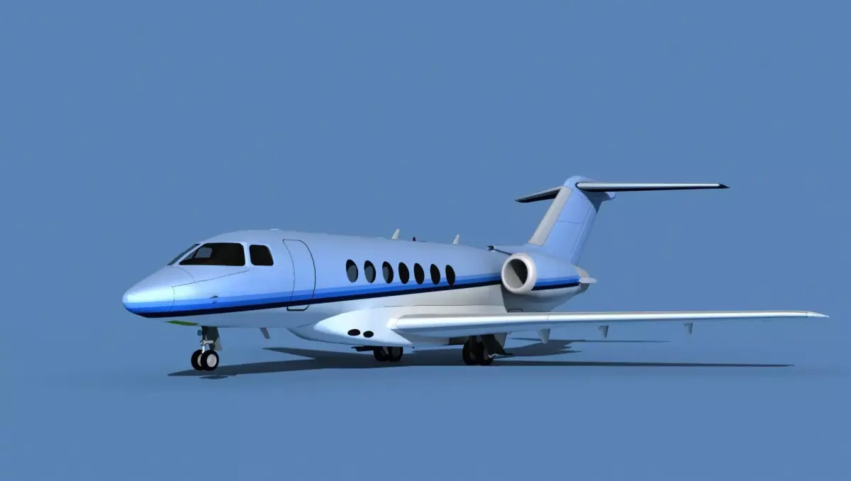 Hawker Siddley 4000 V07 3D model