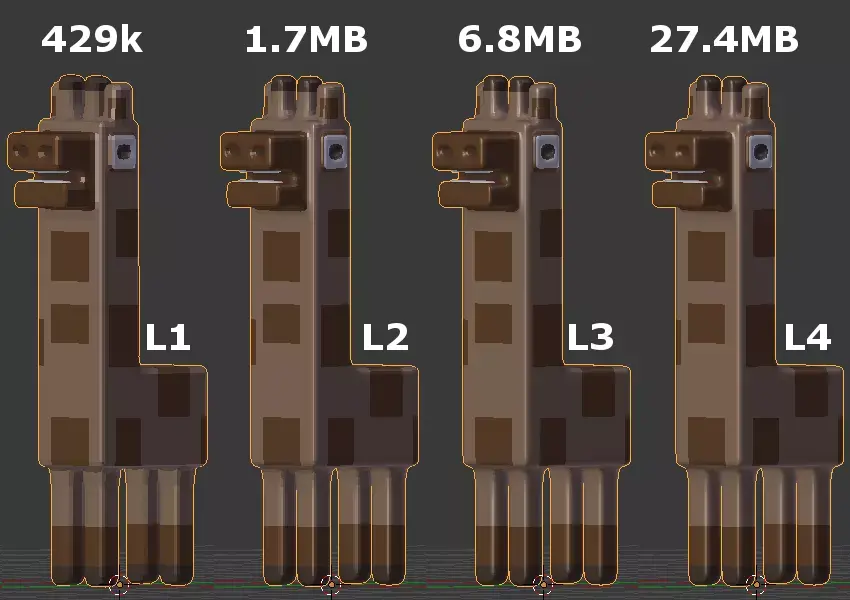 Baby Gee the Giraffe 3D model
