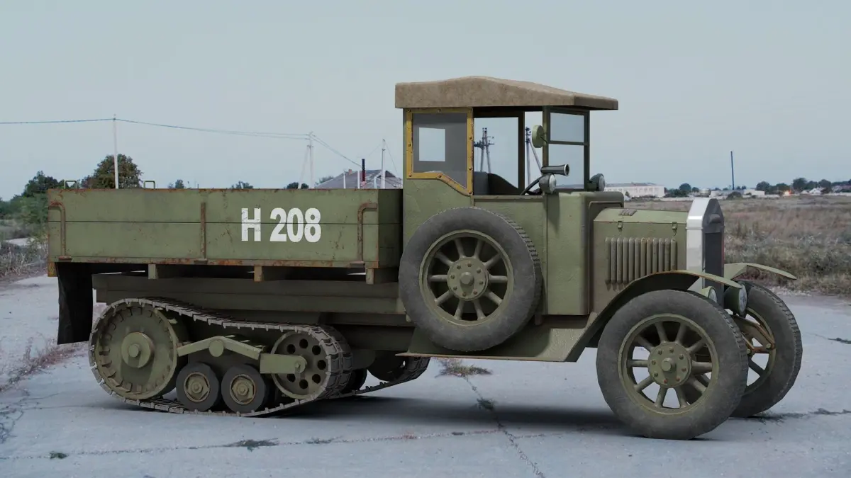 Morris 1Ton Half Track 3D model