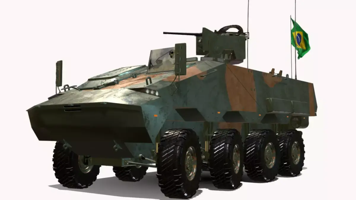 TUKUMARE 8X8 BR Low-poly 3D model