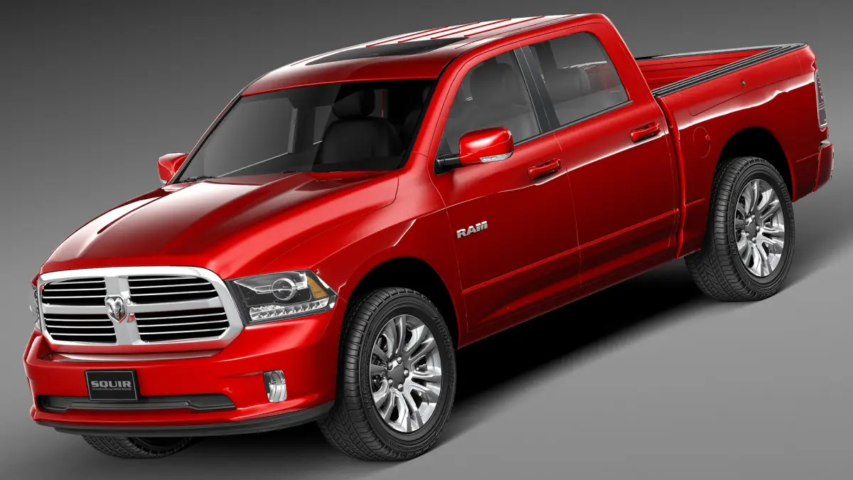 Dodge Ram Crew Cab Sport 2013 3D model buy