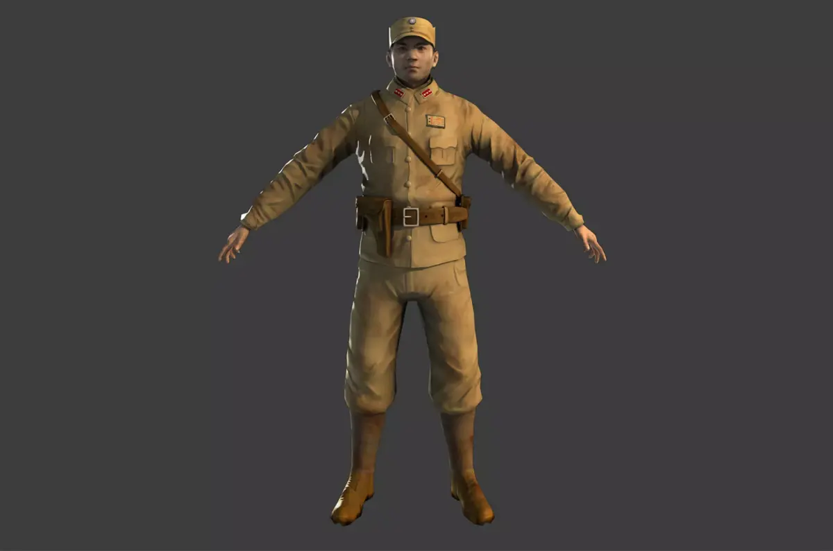 The kuomintang  the eighth route army the new fourth army 3D model
