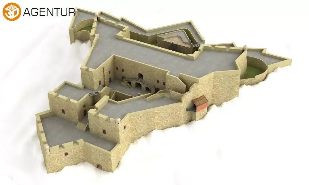 Castillo del Morro - 3D Building Models 3D model