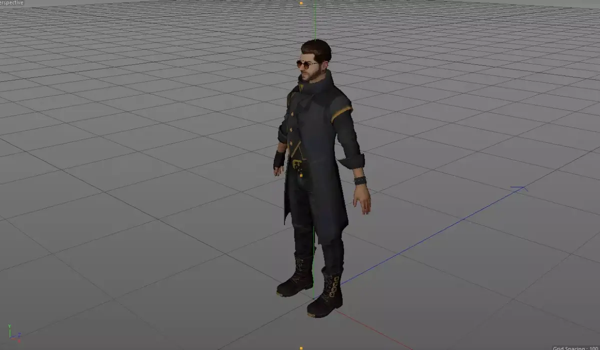 ALOK  GARENA FREE FIRE Low-poly 3D model