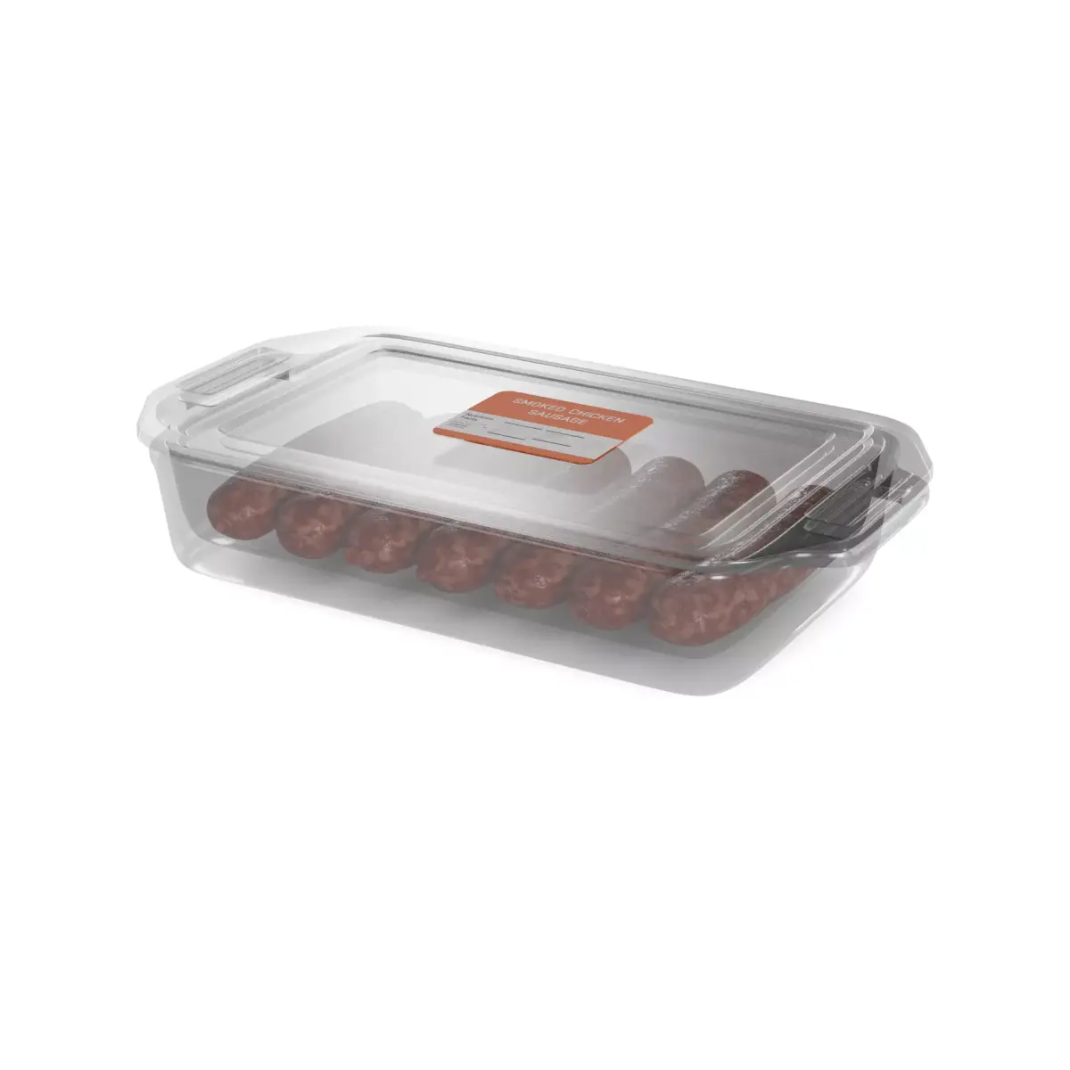 Dried meats Smoked Chicken Sausages 3D model