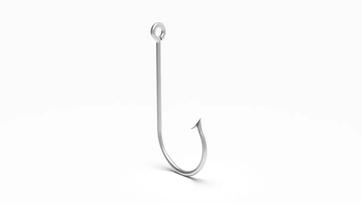 Fishing Hook 3D model buy