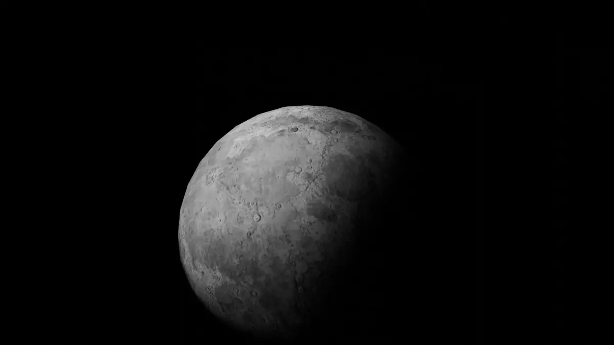 Moon 3d Low-poly 3D model