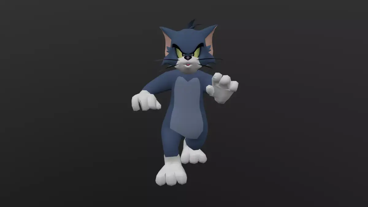 TOMC-013 Tom Running Panic Low-poly 3D model