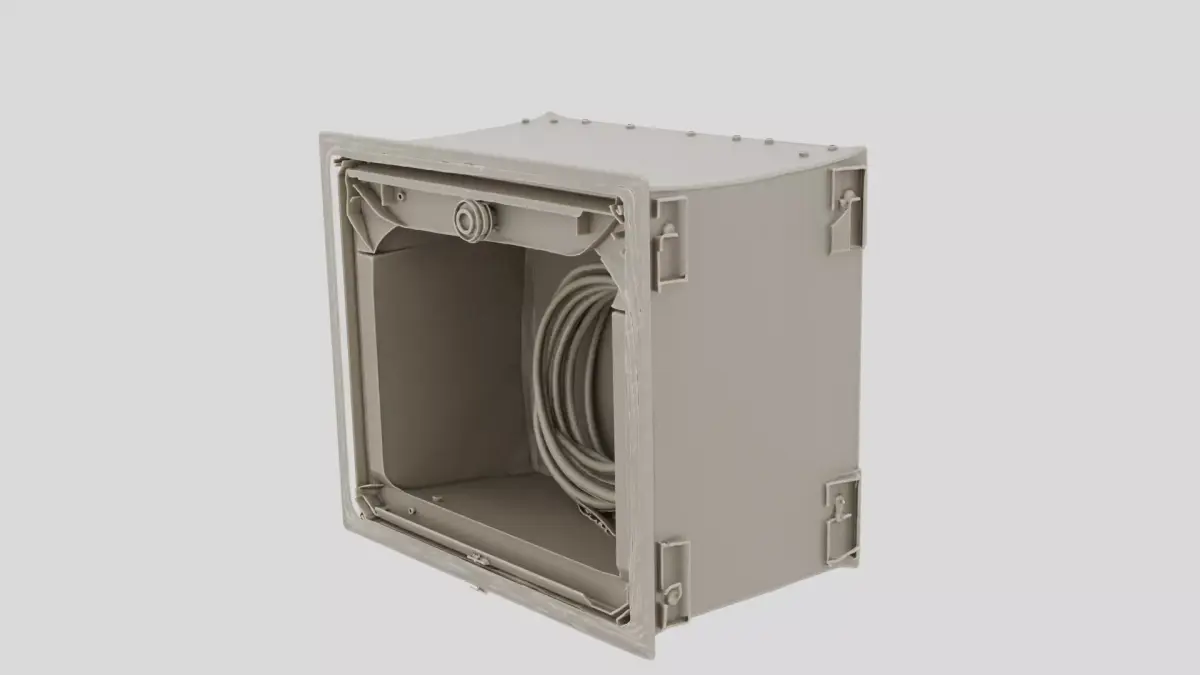Underground Facility Power Cable Junction Box for 3D print 3D model