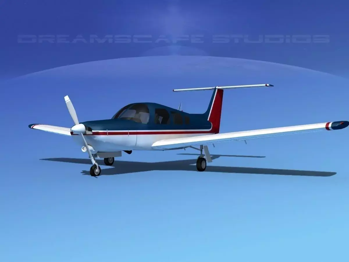 Piper Turbo Arrow III 3D model 10