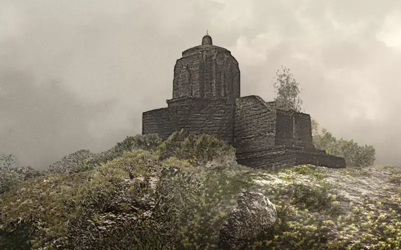 Shankaracharya Temple 3D model