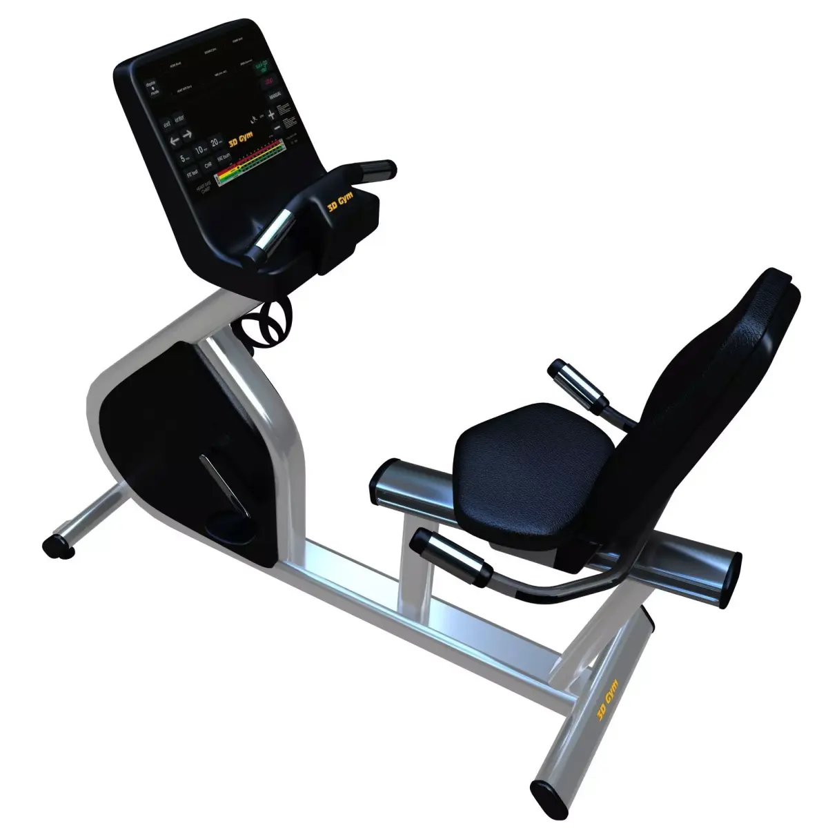 Exercise Cardio Horizontal Bike 3D model