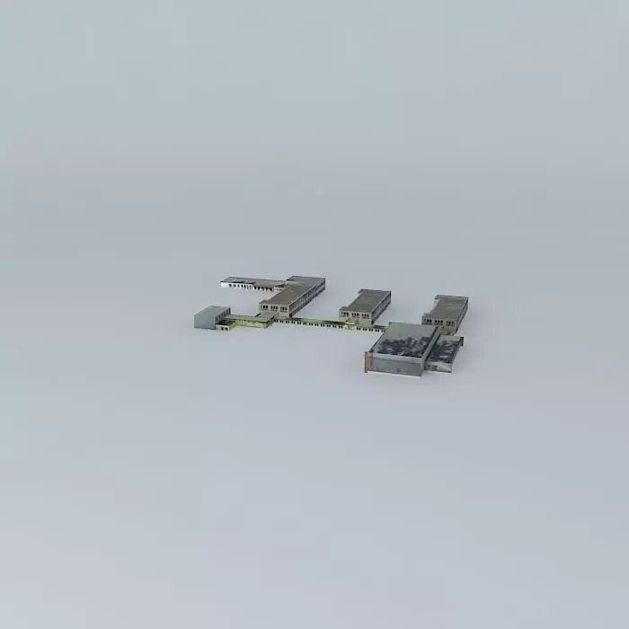 Elementary School of Dana and Emil Zatopek Trinec Free 3D model