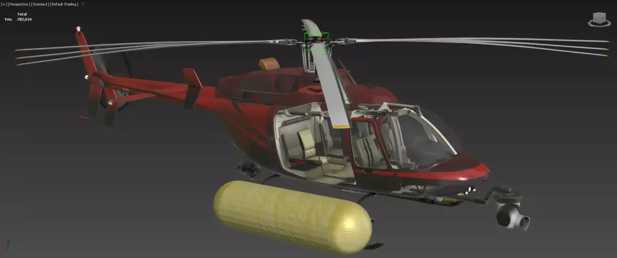 B407GXi 3D model