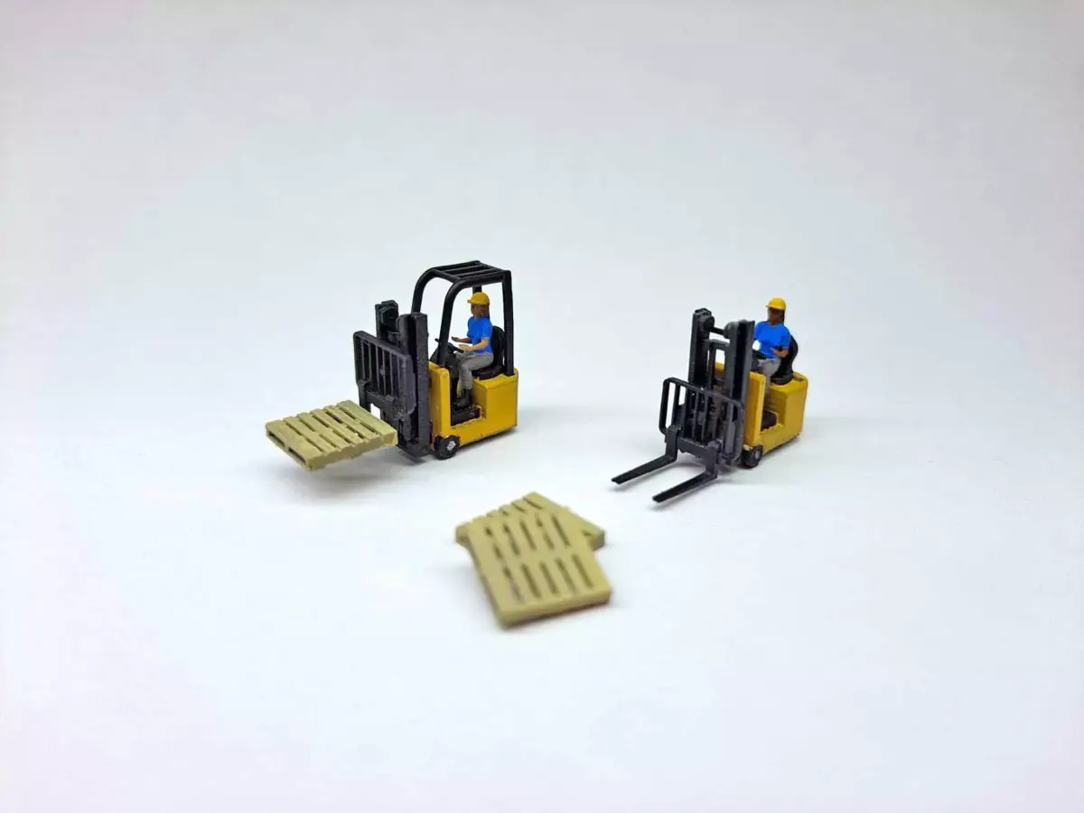 N Scale Small Forklift Free 3D print model