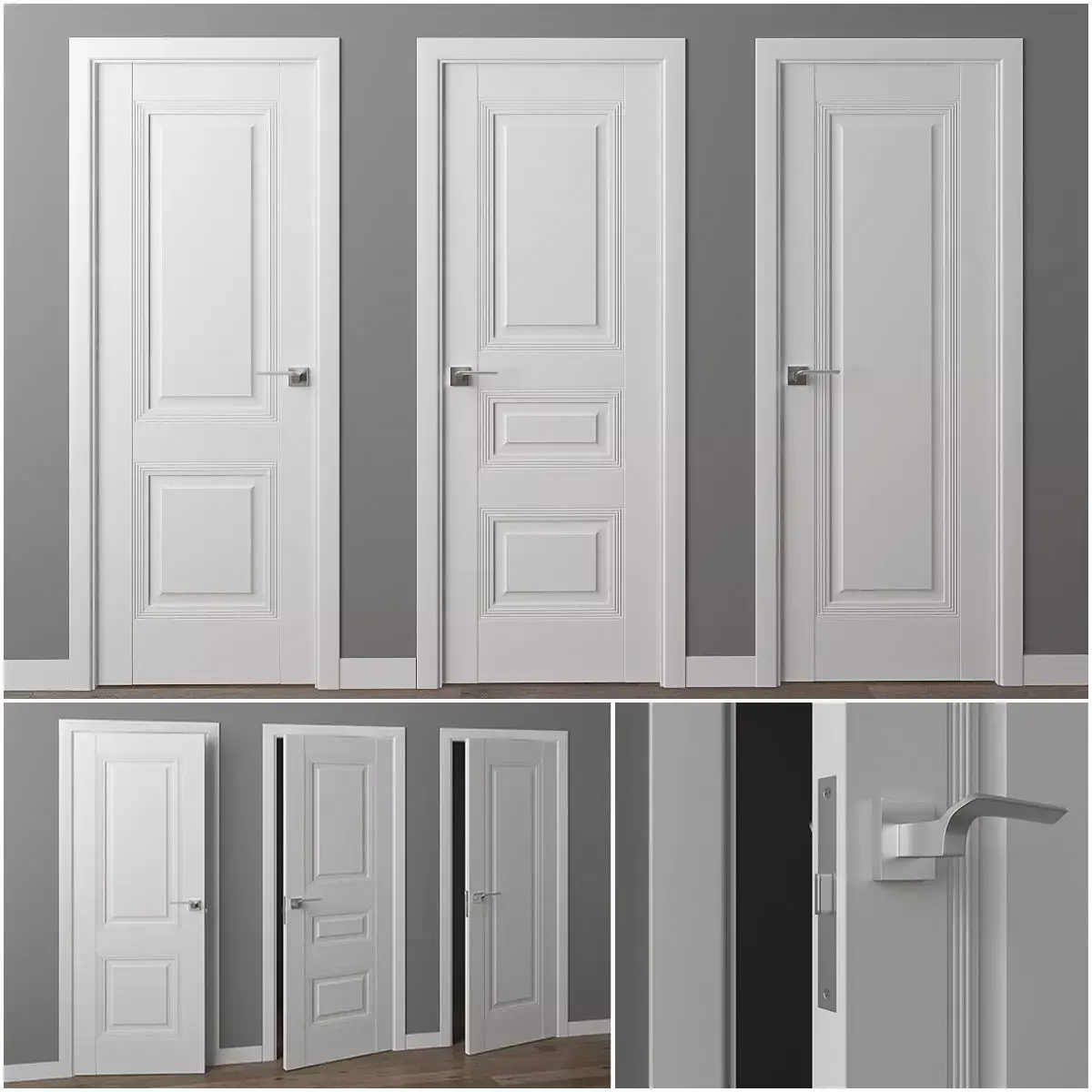 Doors Profil Doors U-series - part 2 3D model