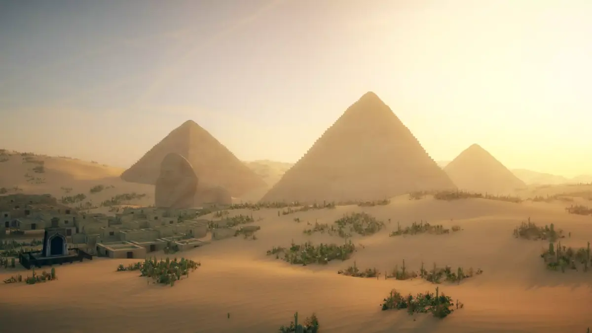  Egyptian Pyramids    Ancient Egypt 3D model