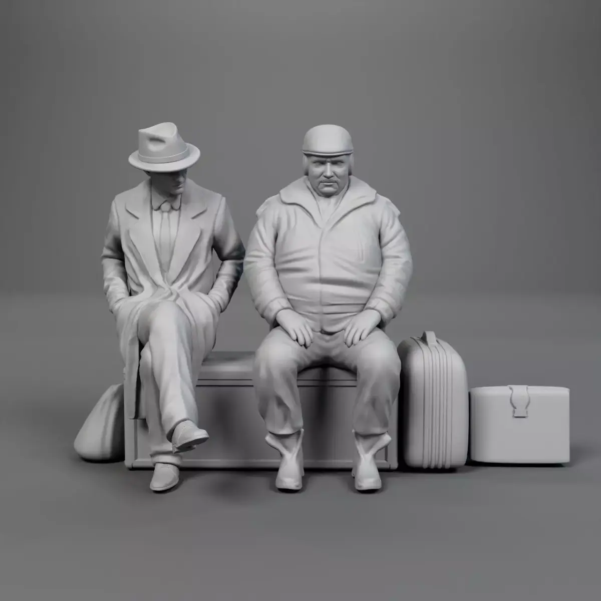 Planes Trains and Automobiles - Neil and Del 3D print model