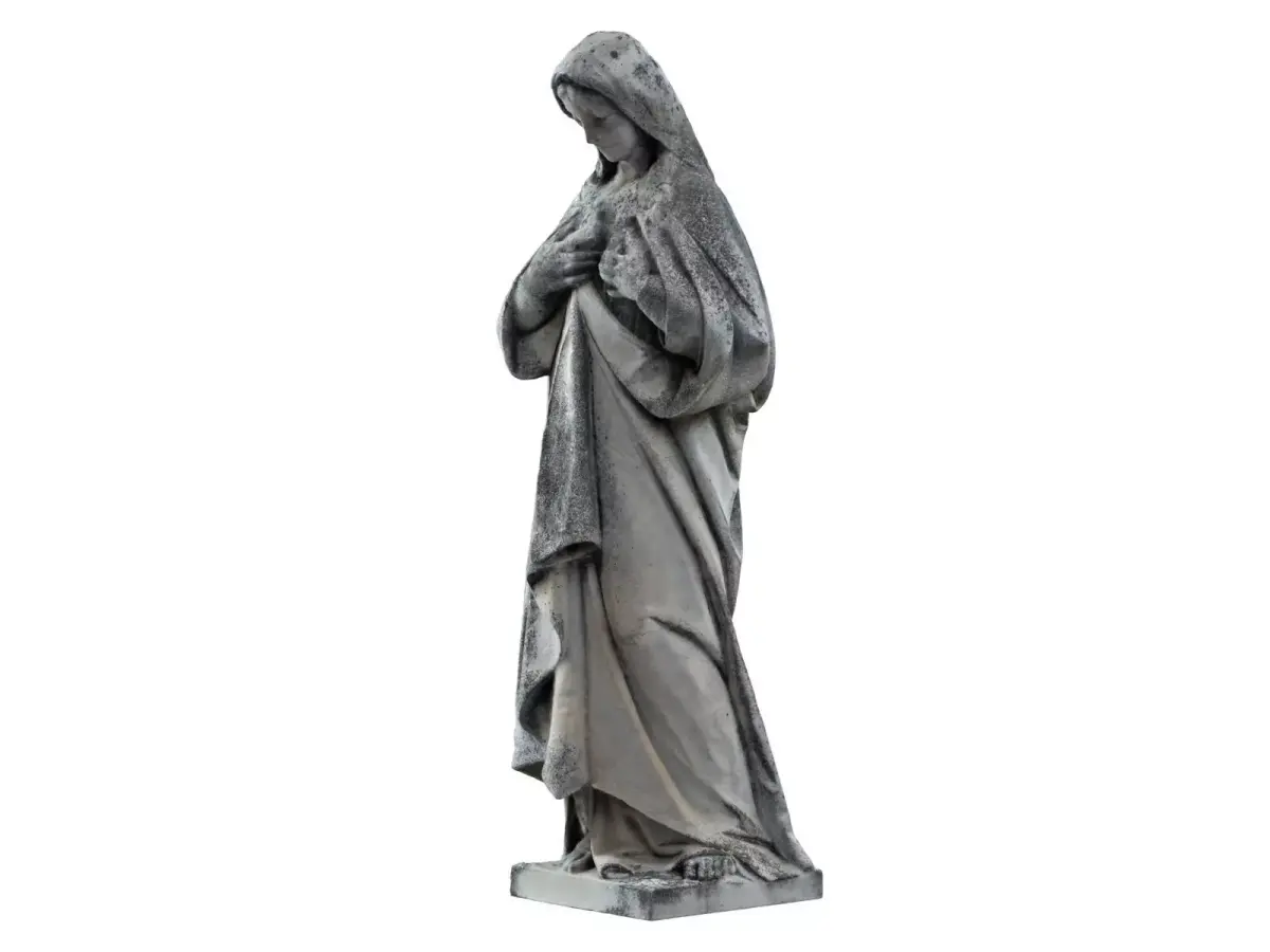 Virgin Mary Funeral Sculpture Monument  Low-poly 3D model