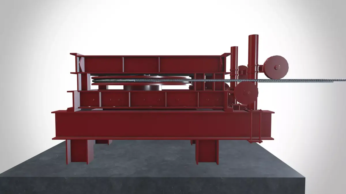 Wire Pulling Machine 3D model