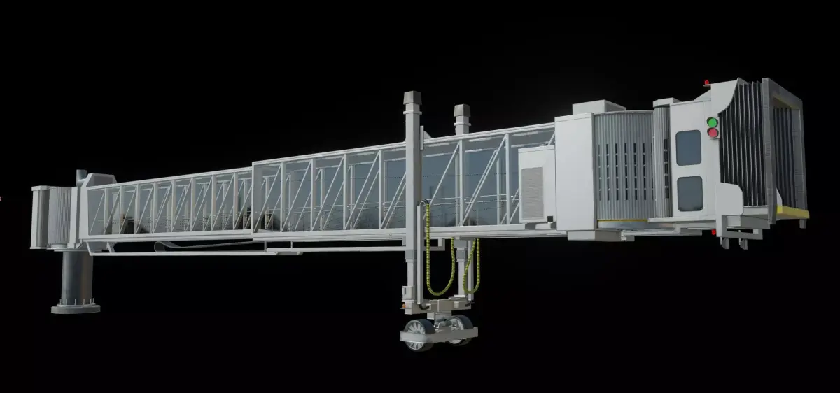 Jetway for MSFS Xplane and flight simulator Low-poly 3D model