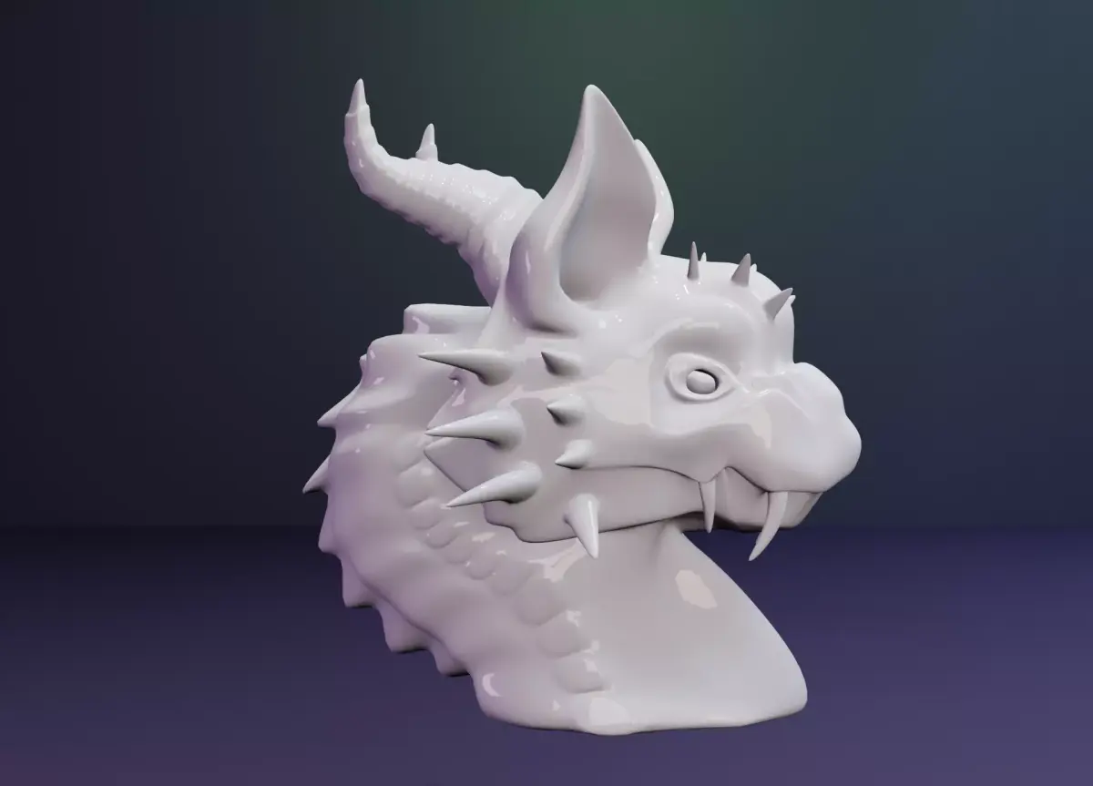 Dragon Bust 3D model