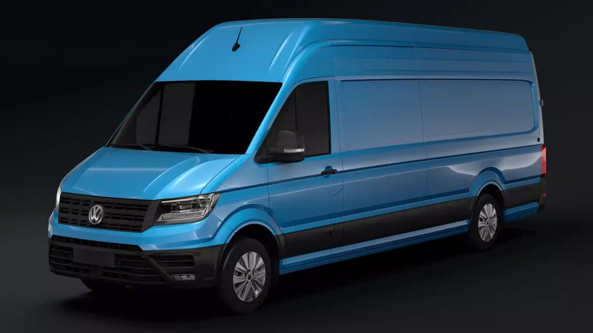 WV Crafter Van L4H3 2017 3D model