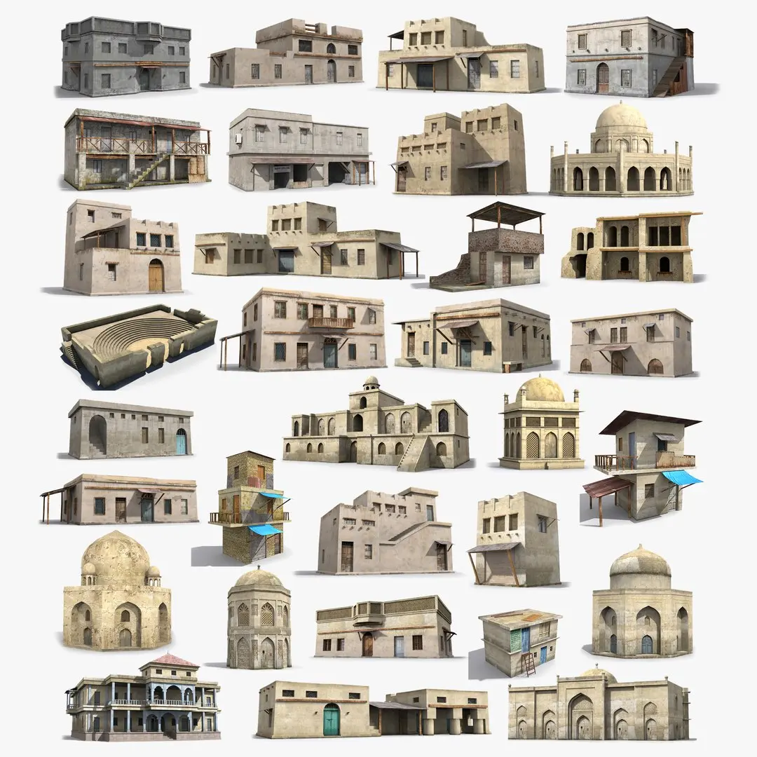 32 Arab Collection  purchase 3D model