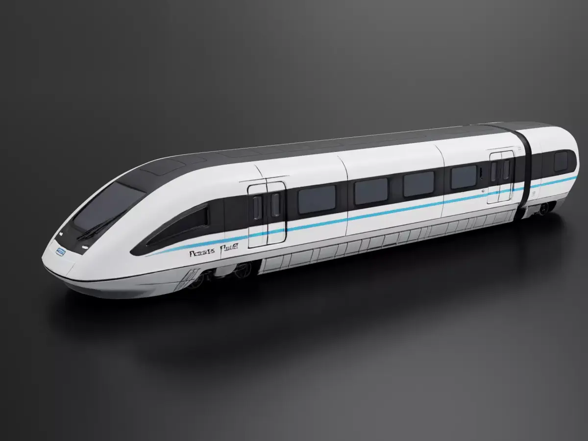 Transrapid TR08 - Maglev Train 3D print model