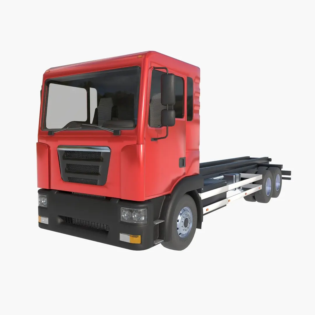 3-axle truck 3D model purchase