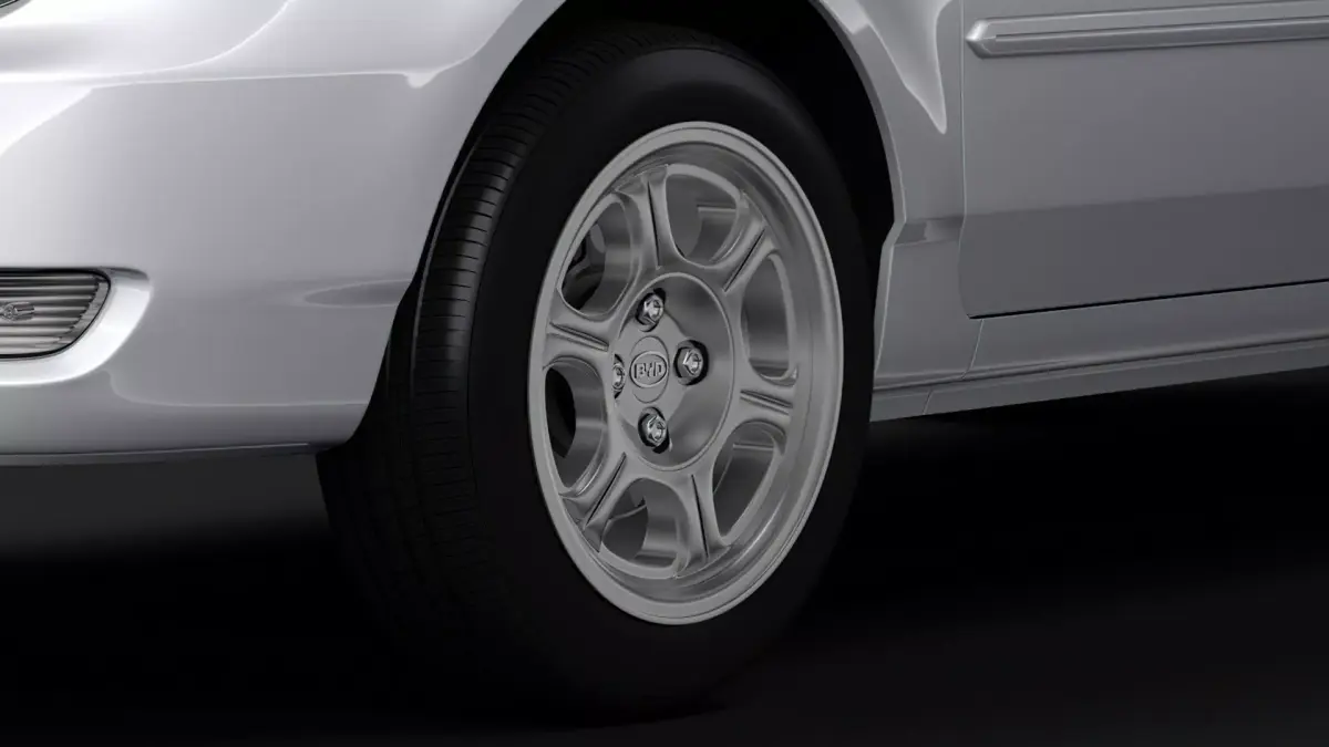 BYD F3 2016 wheel 3D model