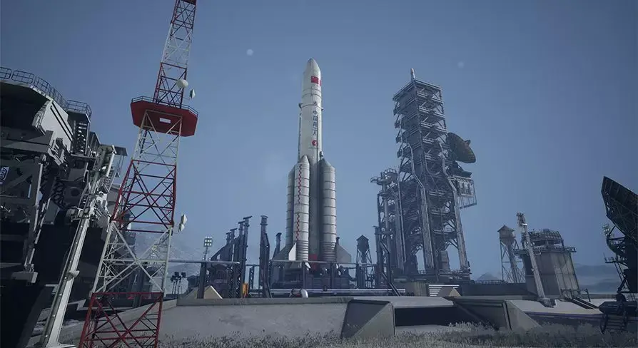 Chinese Rocket Launch  220 Assets Low-poly 3D model