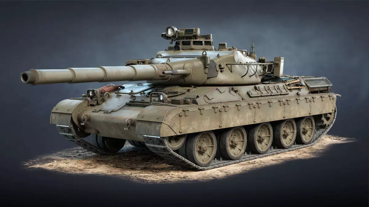 AMX-30B2 Tank Game Ready Low-poly 3D model