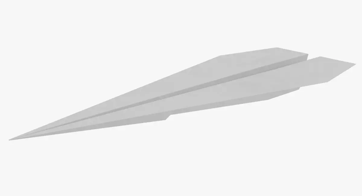 Paper Plane 3D model get