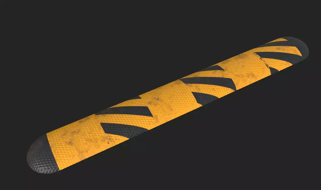 Speed bump Free 3D model