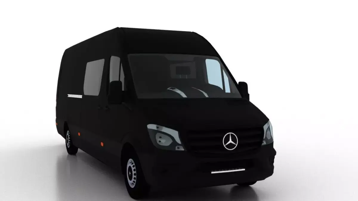 Mercedes Benz Sprinter L4H2 2015 Crew Van EU 3D model