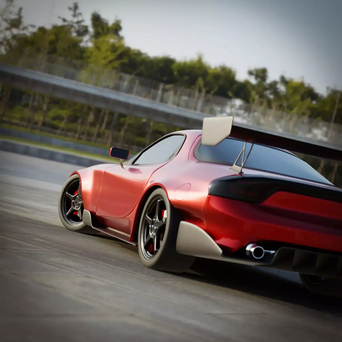 Mazda RX-7 Tuned Free 3D model