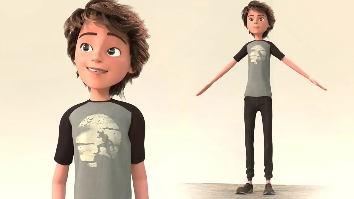 TOON BOY 2 - RIGGED 3D model