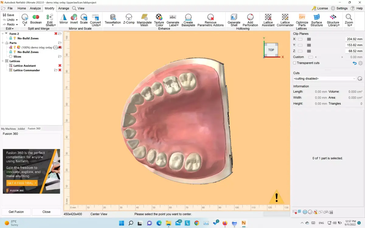 Demo model for exocad   3shape   3d print  3D print model
