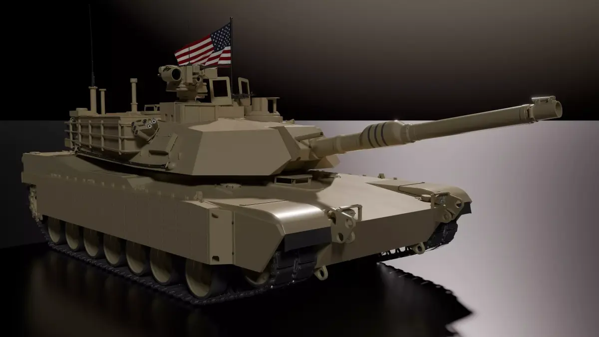 M1A2 Abrams SEPV3 3D model