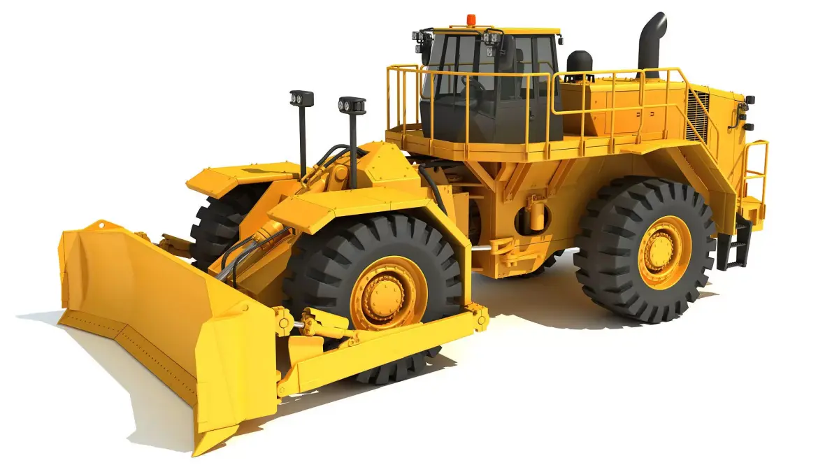 Wheel Dozer 3D model purchase