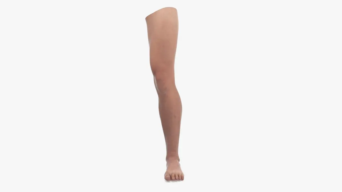 Male Athletic Leg 3D model