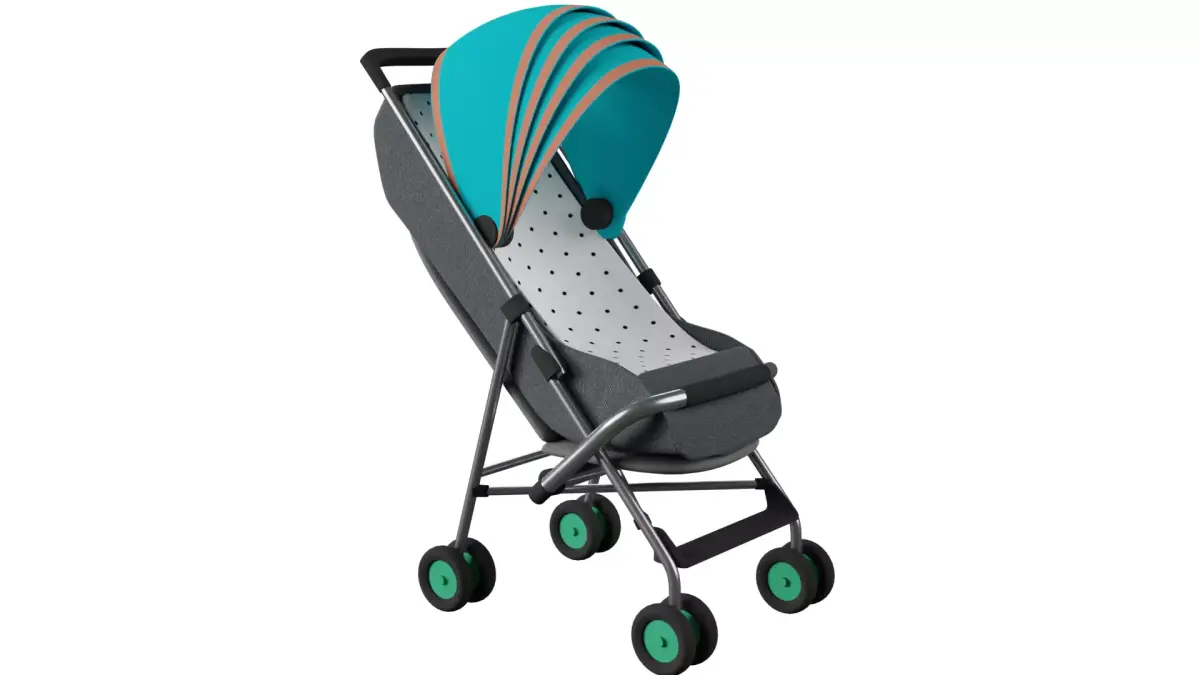 Baby Stroller 3D model order