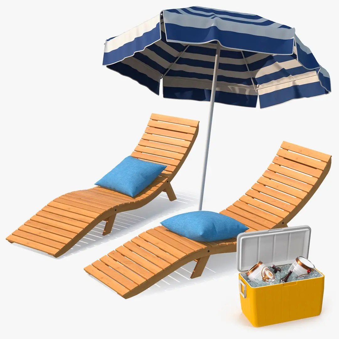 Poolside Collection 3D model