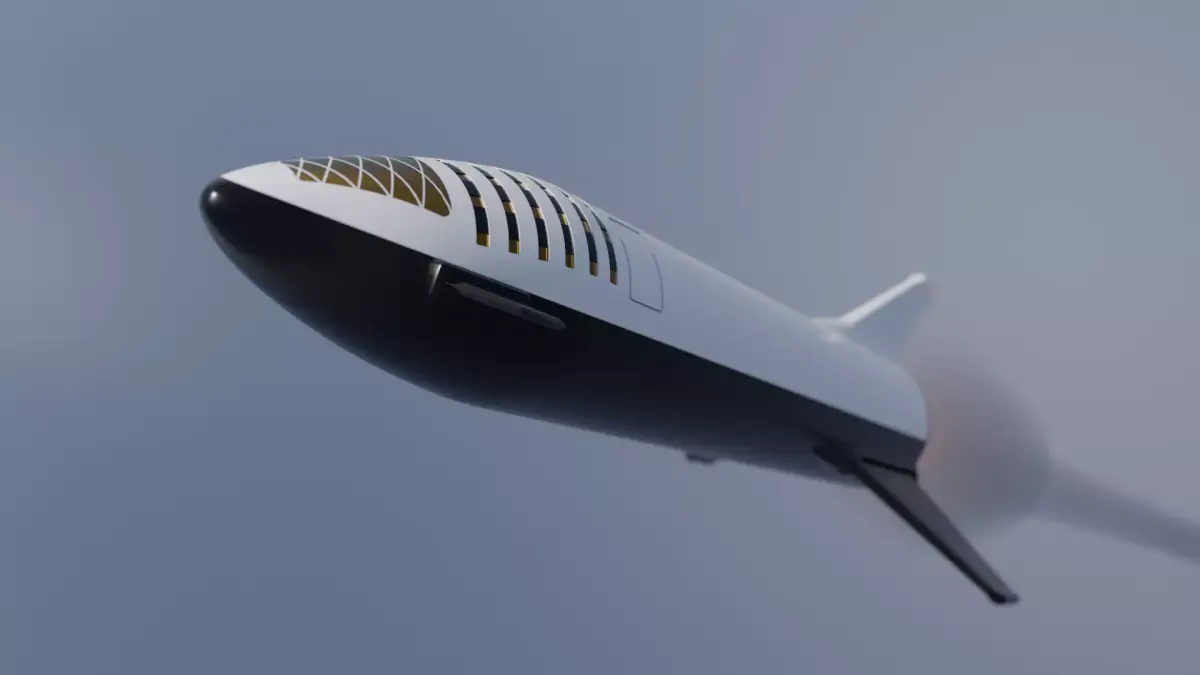 SpaceX Big Falcon Rocket v2018 Free low-poly 3D model