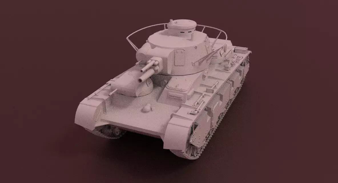 Tank Neubaufahrzeug Ausf A 3D model