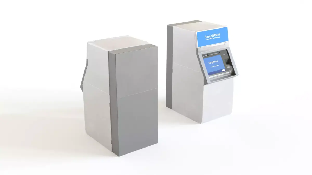 ATM - automated teller machine 3D model